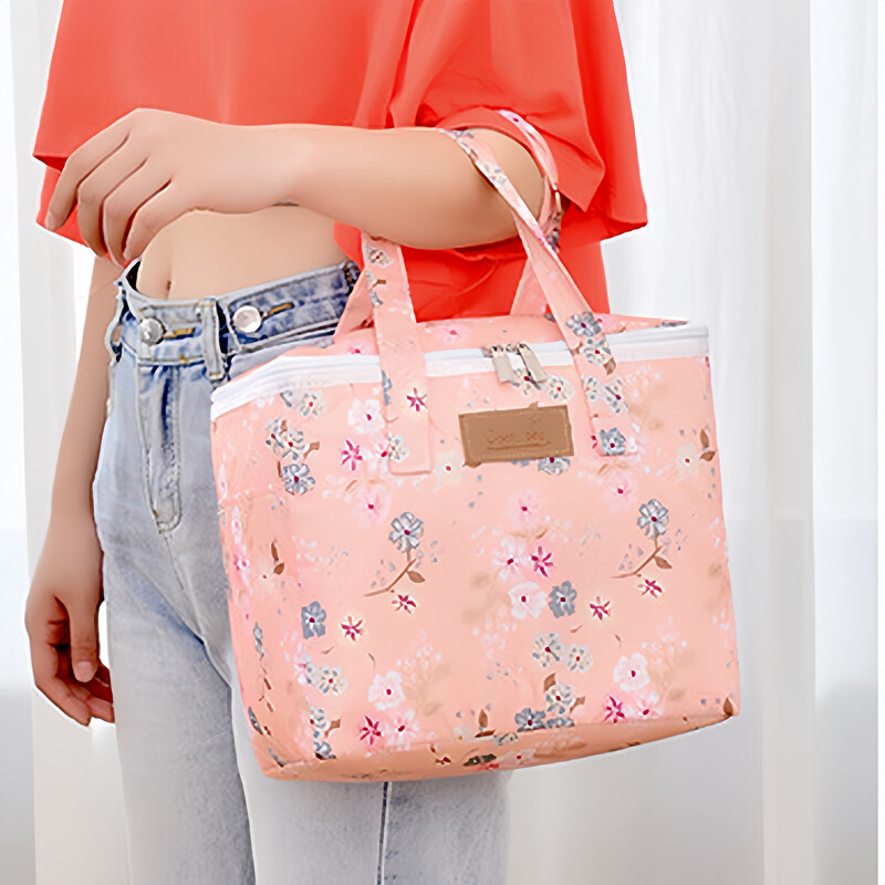 Lauke izoliuoti iškylų krepšiai kempingo laikymo maišelis Didelės talpos nešiojamas vėsus krepšelis kelionėms Maisto terminė dėžutė Nauja sulankstoma rankinė