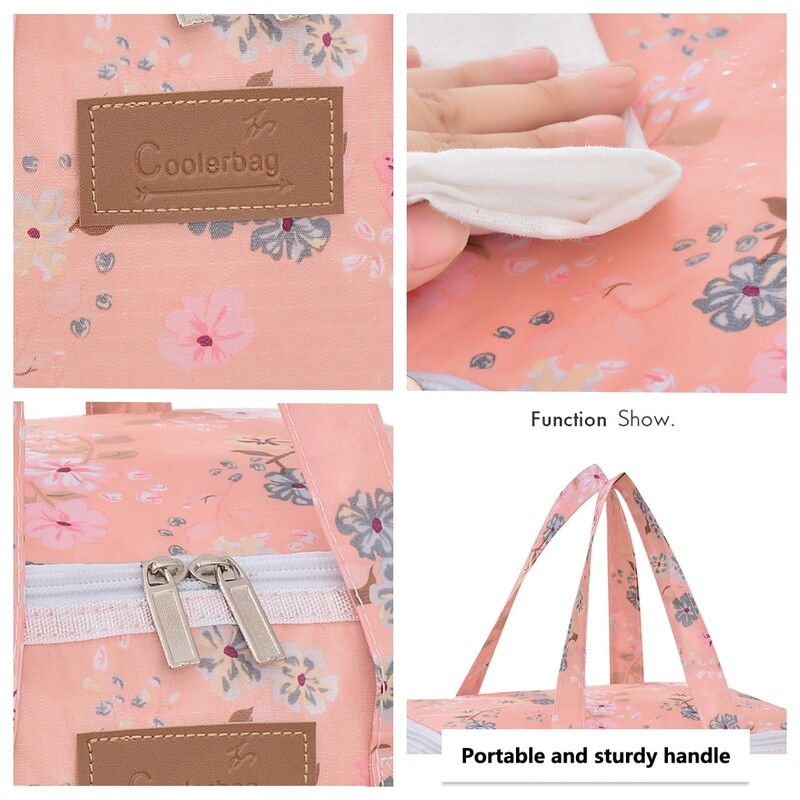 Lauke izoliuoti iškylų krepšiai kempingo laikymo maišelis Didelės talpos nešiojamas vėsus krepšelis kelionėms Maisto terminė dėžutė Nauja sulankstoma rankinė