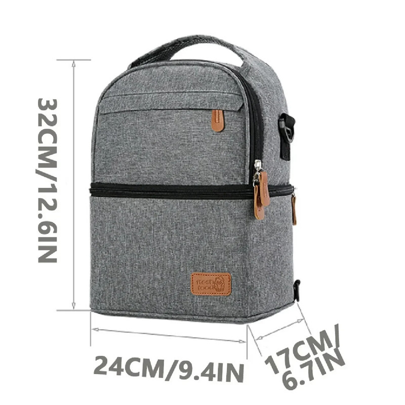 Biuro pietų izoliacinis maišelis, studentų nešiojama valgio izoliacinė dėžutė, kūdikio buteliuko konservavimo ir šaldymo maišelis