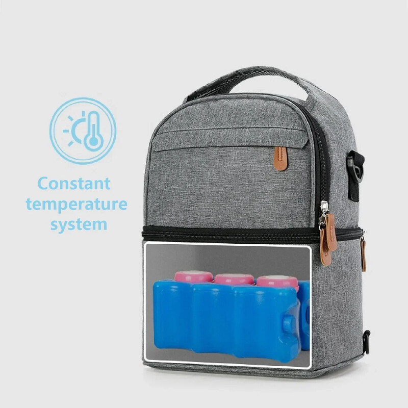 Biuro pietų izoliacinis maišelis, studentų nešiojama valgio izoliacinė dėžutė, kūdikio buteliuko konservavimo ir šaldymo maišelis