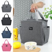 Multifunkčná veľkokapacitná chladiaca taška, vodotesná prenosná oxfordská zipsová termálna obedová taška pre ženy, obedová taška na piknik