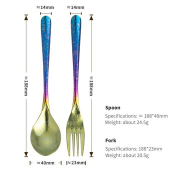 TiTo pure Titanium Spoon Fork Комплект прибори за хранене Преносима кутия за обяд на открито Къмпинг Детски пръчици за хранене Посуда