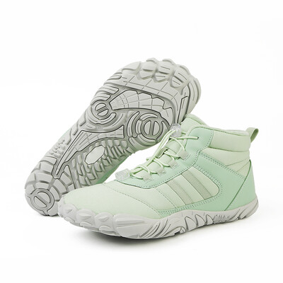 Žieminiai sniego batai bėgimo sportbačiai neslystantys laisvalaikio batai basomis kojomis, vandeniui atsparūs aukštakulniai, skirti kelionėms kopiant į žygius