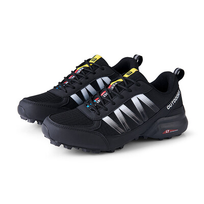 Vyriški lauko sportiniai bateliai laipiojimo žygiams suvarstyti Trekingo lauko kalnų dviračių batai Plokštūs sportiniai dviračių batai, pralaidūs orui