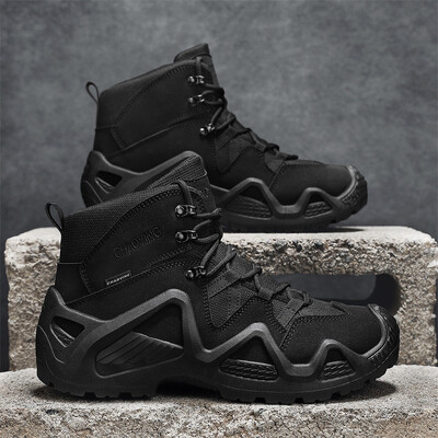 Vyriški taktiniai batai su dirželiais koviniams pratimams Neperšlampami dirželiai lauko žygiams kvėpuojantys batai Daugiafunkcis motociklas