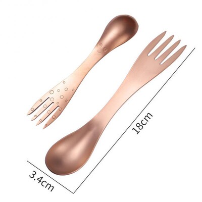 Vonkajší kempingový piknikový titánový riad na špízy, ultraľahký turistický kempingový cestovný riad, prenosný kuchynský riad.