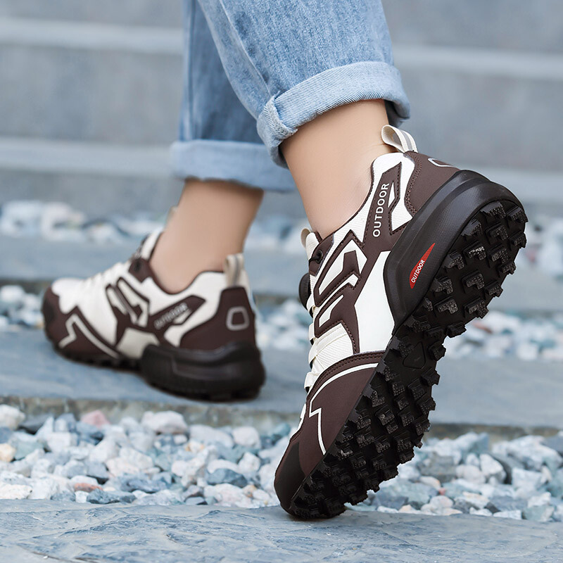 Vyriški lauko sportiniai bateliai laipiojimo žygiams suvarstyti Trekingo lauko kalnų dviračių batai Plokštūs sportiniai dviračių batai, pralaidūs orui