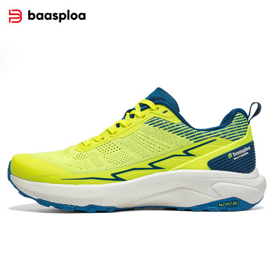 Baasploa мъжки туристически обувки удобни устойчиви на износване външни обувки мъжки дишащи мрежести ежедневни маратонки катерене нехлъзгащи се връзки
