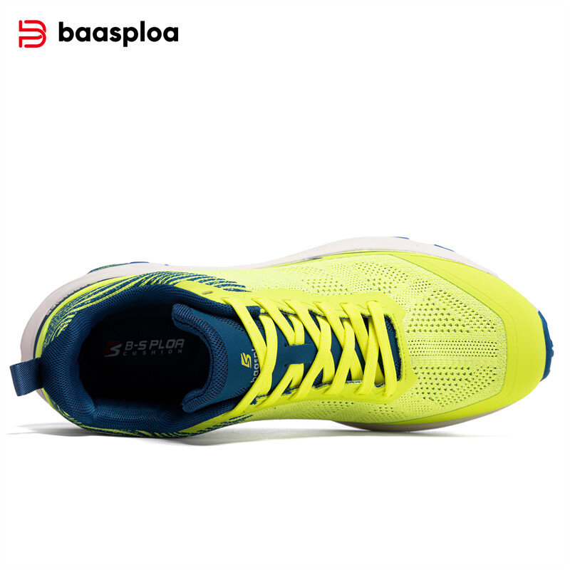 Baasploa мъжки туристически обувки удобни устойчиви на износване външни обувки мъжки дишащи мрежести ежедневни маратонки катерене нехлъзгащи се връзки