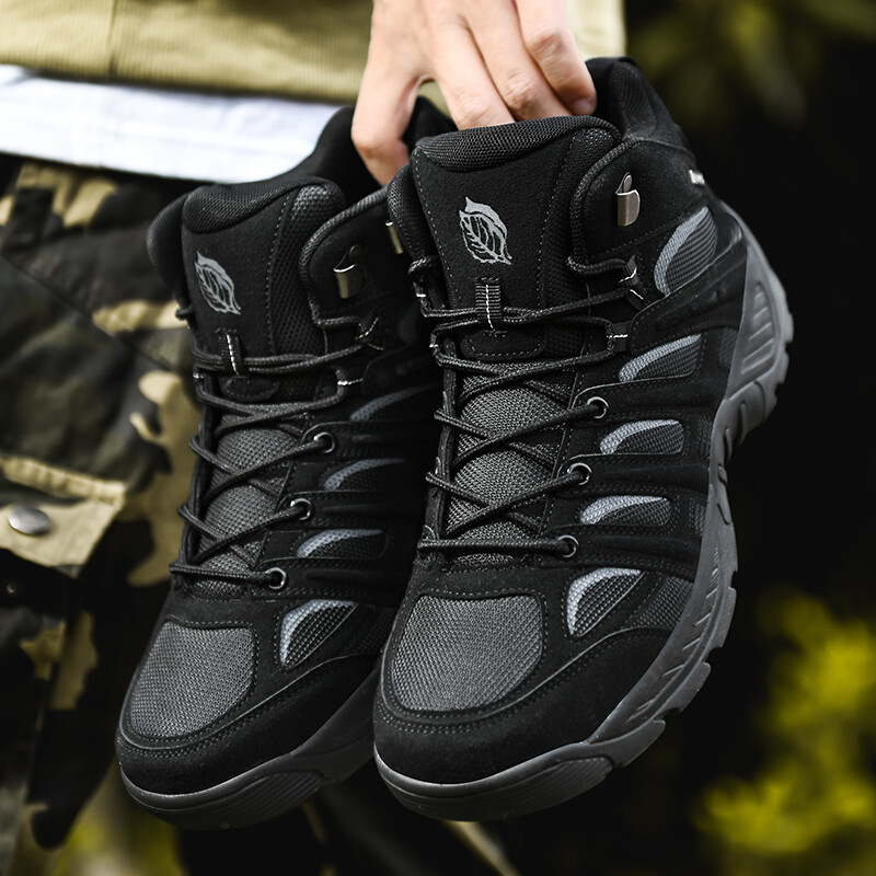 Cizme tactice înalte de toamnă iarnă, pantofi de antrenament pentru alpinism în aer liber, bărbați, femei, drumeții, camping, ultraușoare, respirabile
