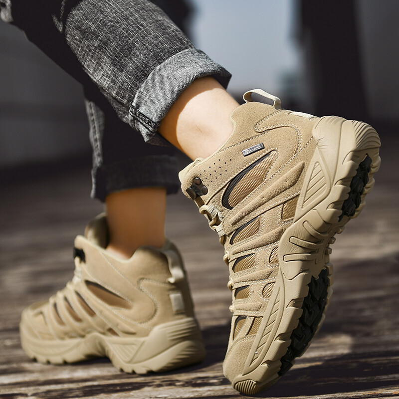 Cizme tactice înalte de toamnă iarnă, pantofi de antrenament pentru alpinism în aer liber, bărbați, femei, drumeții, camping, ultraușoare, respirabile