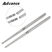 Titano sulankstomos nešiojamos kempingo lazdelės iškylai lauke titano lydinio lazdelės