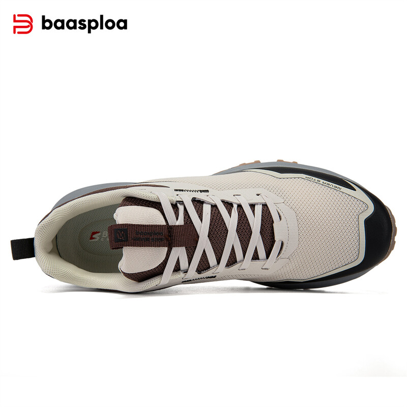 Nauji „Baasploa“ žygio batai vyriški, lengvi kempingo neperšlampami sportbačiai, vyriški laisvalaikio neslidūs ir dėvėjimuisi atsparūs vaikščiojimo batai