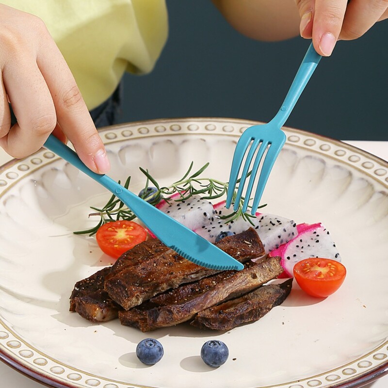 Nová sada riadu z pšeničnej slamy, ekologická prenosná krabica na riad, riad, sada príborov na cestovanie