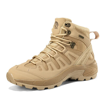 High Top Αδιάβροχα Ανδρικά Παπούτσια Πεζοπορίας Tactical Παπούτσια Πεζοπορίας Μεγάλο Μέγεθος 47 Αθλητικά για εξωτερικούς χώρους Μπότες πεζοπορίας Αντιολισθητικές Ανδρικές μπότες μοτοσυκλέτας