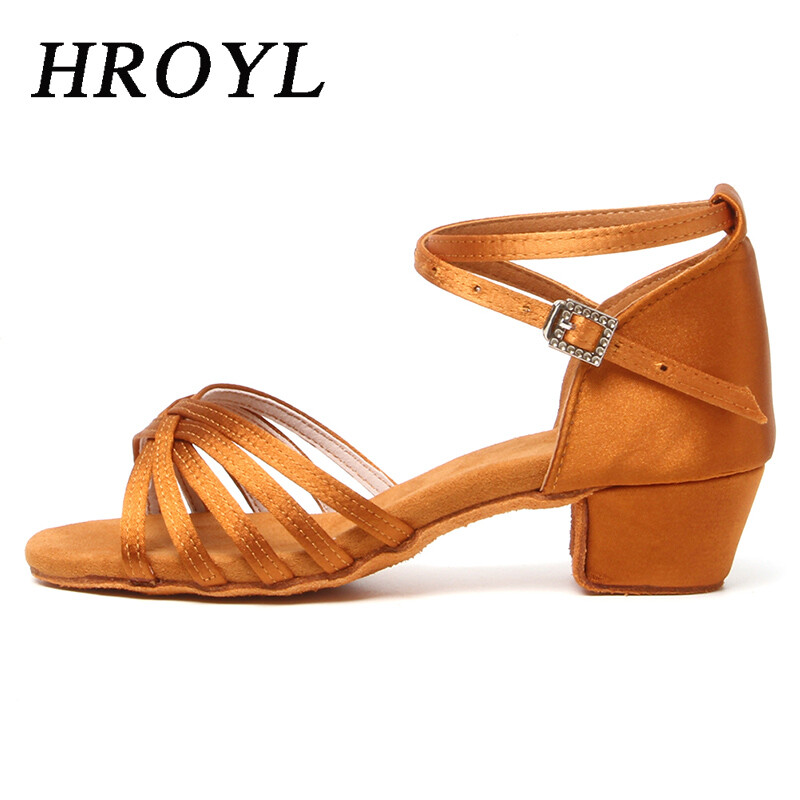 Pantofi de dans pentru fete pentru femei, dame, latină, copii/copii, salsa tango, pantofi de dans latin, pantofi de antrenament salsa cu toc mic