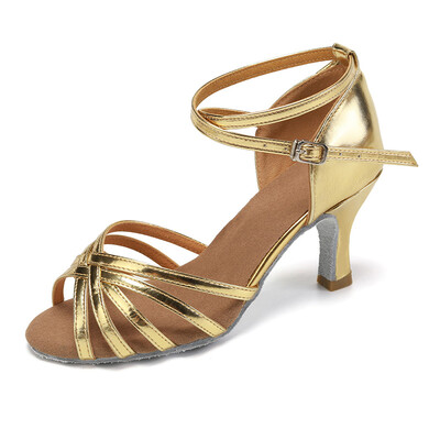 Populiariai parduodami moteriški profesionalūs šokių batai pobūvių šokių batai moterims Lotynų Amerikos šokių batai su 5 cm/7 cm kulnu