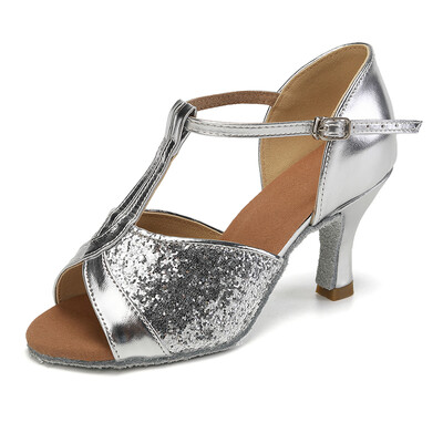 Populiariai parduodami moteriški profesionalūs šokių batai pobūvių šokių batai moterims Lotynų Amerikos šokių batai su 5 cm/7 cm kulnu