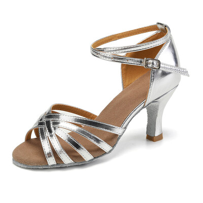 Populiariai parduodami moteriški profesionalūs šokių batai pobūvių šokių batai moterims Lotynų Amerikos šokių batai su 5 cm/7 cm kulnu