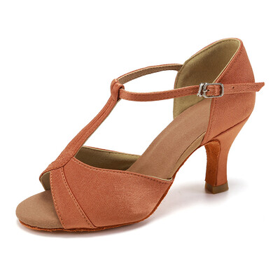 Populiariai parduodami moteriški profesionalūs šokių batai pobūvių šokių batai moterims Lotynų Amerikos šokių batai su 5 cm/7 cm kulnu