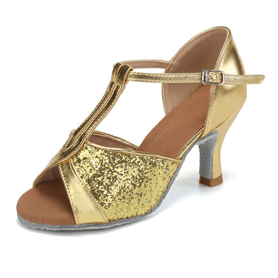 Populiariai parduodami moteriški profesionalūs šokių batai pobūvių šokių batai moterims Lotynų Amerikos šokių batai su 5 cm/7 cm kulnu