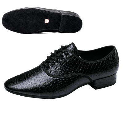 Vyriški šiuolaikinių šokių batai Man Square Dance lauko šokių lotynų džiazo batai kambariniai zomšiniai padai Ballų batai valso kulnais