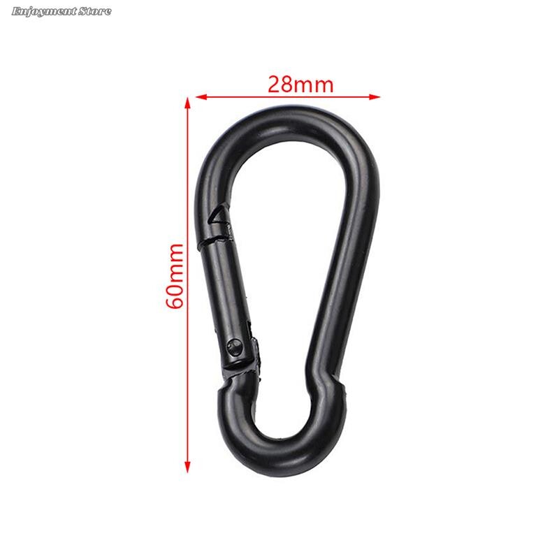 1 gab. Metāla atslēgu piekariņu āķi D karabīnes āķi savienotājs juvelierizstrādājumu izgatavošanai atslēgu piekariņš DIY atradumi vairumtirdzniecība