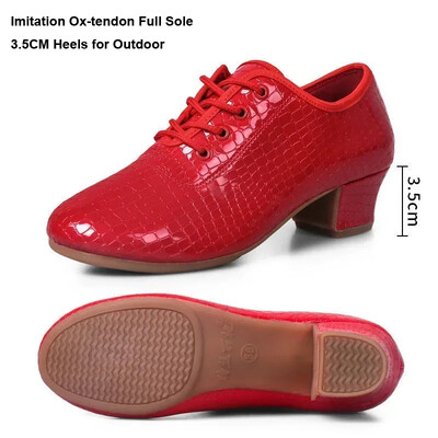 Dámske kožené topánky na salsu a latino tanec, dámske topánky na jazzový ballaroom, dámske topánky na vysoké podpätky, semišové tanečné tenisky do interiéru a exteriéru
