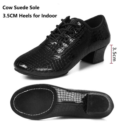 Dámske kožené topánky na salsu a latino tanec, dámske topánky na jazzový ballaroom, dámske topánky na vysoké podpätky, semišové tanečné tenisky do interiéru a exteriéru