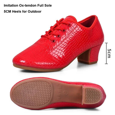 Dámske kožené topánky na salsu a latino tanec, dámske topánky na jazzový ballaroom, dámske topánky na vysoké podpätky, semišové tanečné tenisky do interiéru a exteriéru