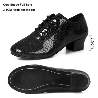 Dámske kožené topánky na salsu a latino tanec, dámske topánky na jazzový ballaroom, dámske topánky na vysoké podpätky, semišové tanečné tenisky do interiéru a exteriéru