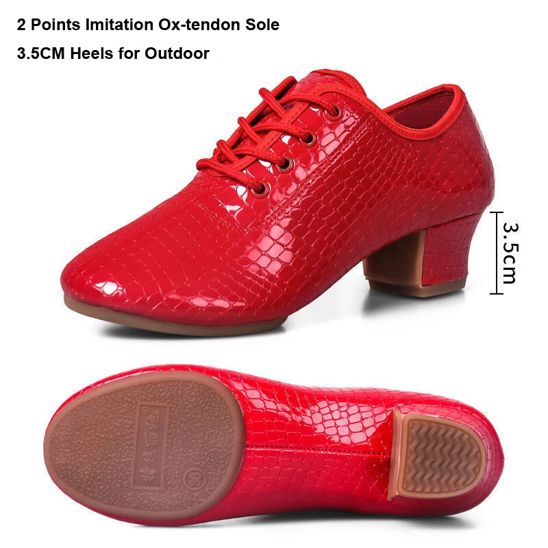 Dámske kožené topánky na salsu a latino tanec, dámske topánky na jazzový ballaroom, dámske topánky na vysoké podpätky, semišové tanečné tenisky do interiéru a exteriéru