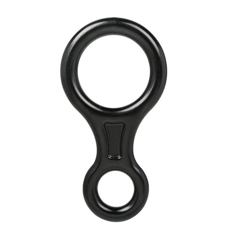 Klinšu kāpšanas karabīne, 8 formas takelāžas nolaižams alumīnija figūru aizsargierīce nolaišanās 35kN astoņu gredzenu nobrauciena aprīkojums