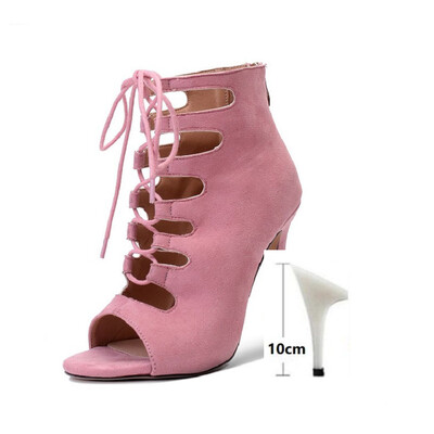 moteriški šokių batai džiazo šokių batai lotyniško tango baliono sūpynės Žuvies burnos batai aukštakulniai Glandiator moterims dirbtinė zomša