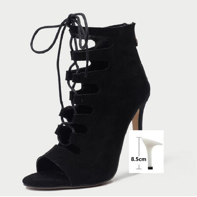 moteriški šokių batai džiazo šokių batai lotyniško tango baliono sūpynės Žuvies burnos batai aukštakulniai Glandiator moterims dirbtinė zomša