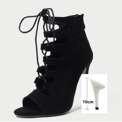 moteriški šokių batai džiazo šokių batai lotyniško tango baliono sūpynės Žuvies burnos batai aukštakulniai Glandiator moterims dirbtinė zomša