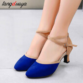 Sieviešu Salsa ballīte Deju kurpes Latīņamerikas deju kurpes augstpapēžu kurpes 5,5cm Latin Salsa balles tango deju kurpes