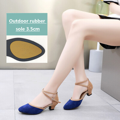 Sieviešu Salsa ballīte Deju kurpes Latīņamerikas deju kurpes augstpapēžu kurpes 5,5cm Latin Salsa balles tango deju kurpes