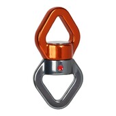 Universāls riteņu klinšu kāpšanas virves iekarināmais skriemelis Joga ar fiksētu savienotāju pacelšanas gredzens rotējošs lodīšu lāča piekares gredzens