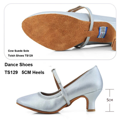 Dámske latino topánky z roku 2024, nové tanečné topánky so semišovou podrážkou, vnútorné, mäkké kožené sandále na spoločenské sály, podpätky 3,5 cm 5 cm, vonkajšie, moderné jazzové topánky