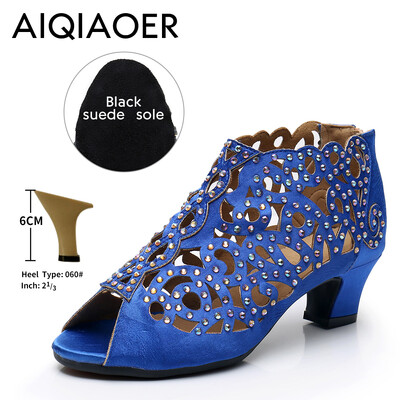 Latino cipele Ženske nove 2023. Strahs Cipele Plesne cipele Potplat od brušene kože Meke plesne sandale za zatvorene cipele Potpetice za vanjske cipele za laserski ples