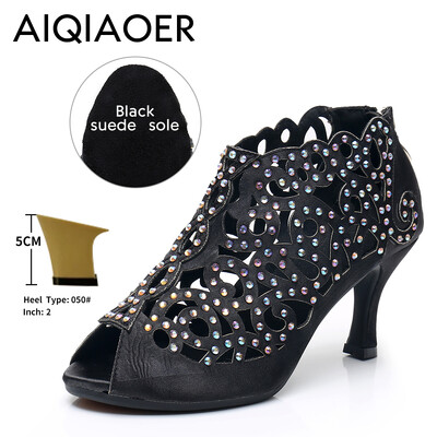 Latino cipele Ženske nove 2023. Strahs Cipele Plesne cipele Potplat od brušene kože Meke plesne sandale za zatvorene cipele Potpetice za vanjske cipele za laserski ples