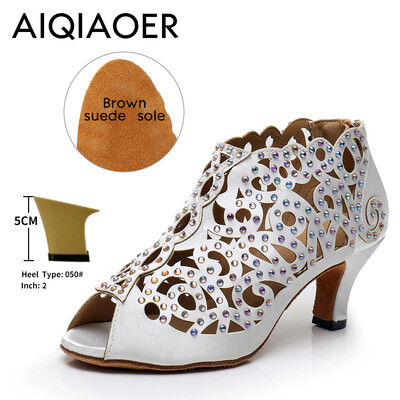 Latino cipele Ženske nove 2023. Strahs Cipele Plesne cipele Potplat od brušene kože Meke plesne sandale za zatvorene cipele Potpetice za vanjske cipele za laserski ples