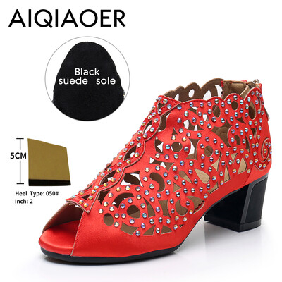 Latino cipele Ženske nove 2023. Strahs Cipele Plesne cipele Potplat od brušene kože Meke plesne sandale za zatvorene cipele Potpetice za vanjske cipele za laserski ples