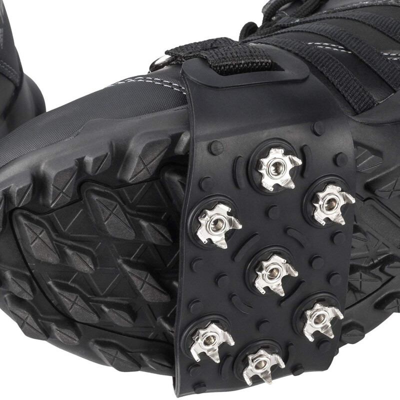 Shoe Spike Ziemas Velcro Ledus Claw Āra Kāpšana Sniega kalnos un Sniega zemes Pretslīdēšanas Regulējams