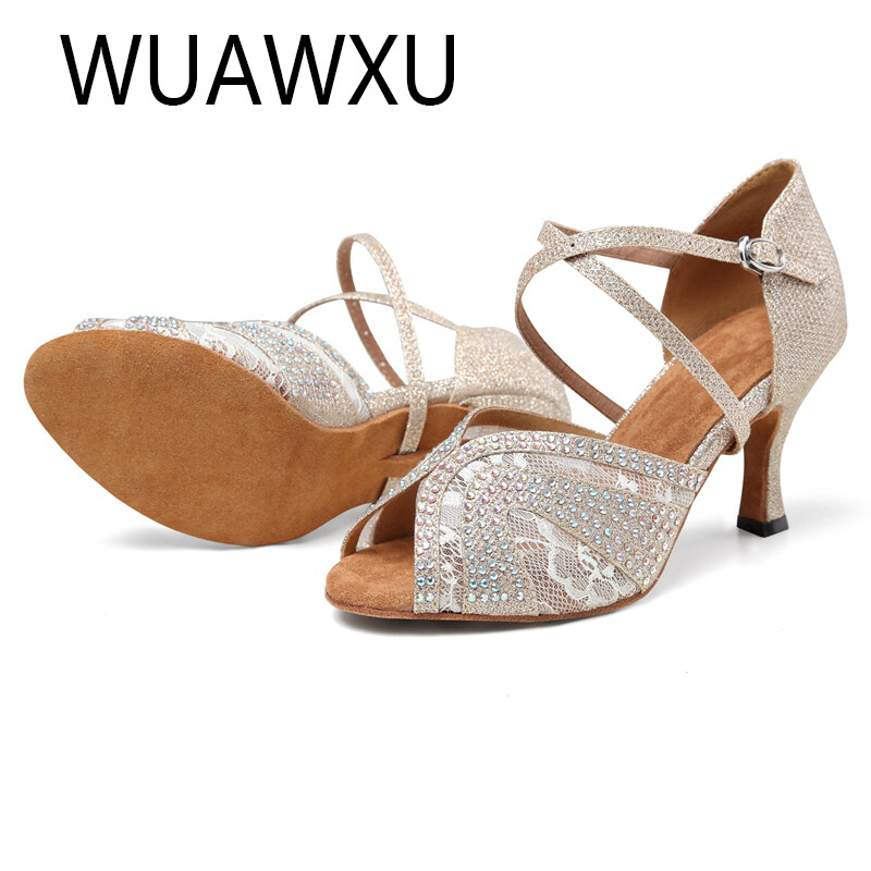 Dámske tanečné topánky NATASHA Reese na tanečné párty a vystúpenia, podpätky 5-10 cm