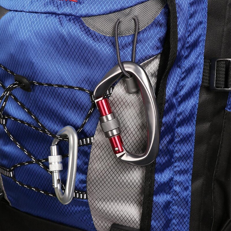 D formas aksesuāri Alumīnija Drošība Master Lock Alpīnisma Aizsargaprīkojums Kāpšana Atslēgu āķi Profesionāla karabīne