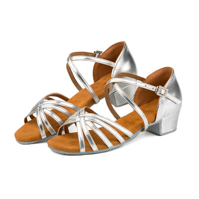 Soojalt müüa professionaalsed laste ladina tantsu kingad tüdrukud valged tantsukingad pehme talla madala kontsaga naiste ladina tantsu kingad