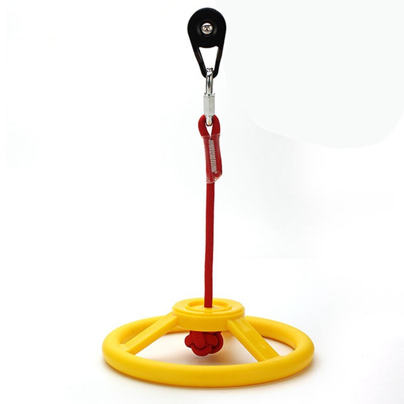 Slackline skriemulys Zipline Kids Sports Zip Line komplektas kliūčių ruožo kiemo vaikui maksimali apkrova 110 svarų / 50 kg