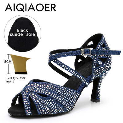 Vysokokvalitné kamienkové latinskoamerické tanečné topánky Lady Tango Salsa tanečné topánky na vysokom podpätku pre dámy svadobné topánky